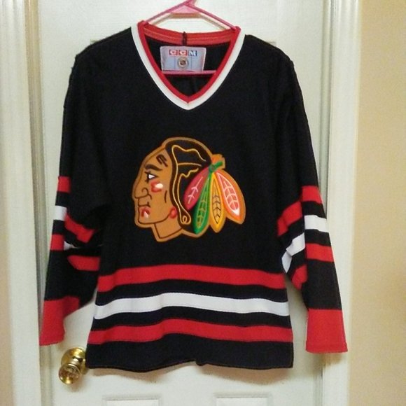 CCM Other - Vintage Chicago Blackhawks 3rd Black Jersey 99-07